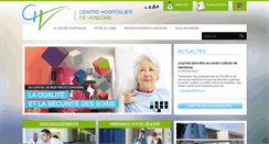 Desktop Screenshot of ch-vendome.fr